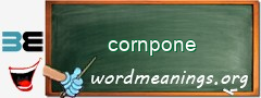 WordMeaning blackboard for cornpone